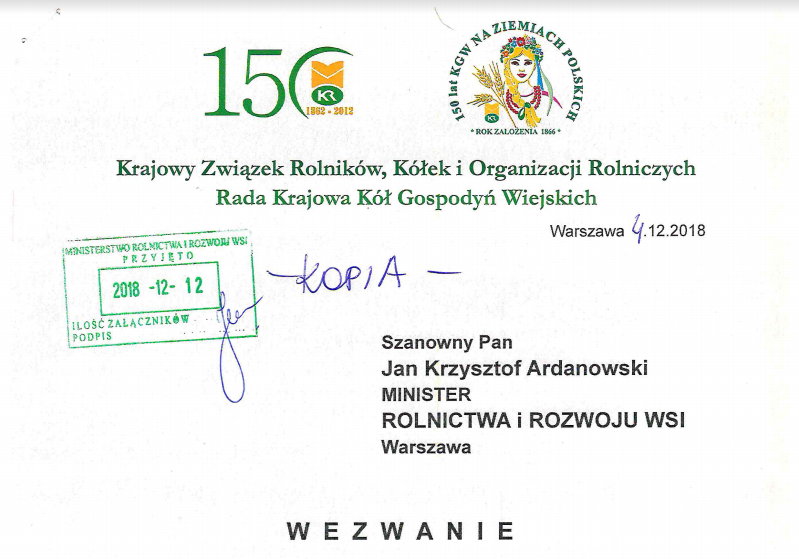 Wezwanie do zaniechania łamania prawa