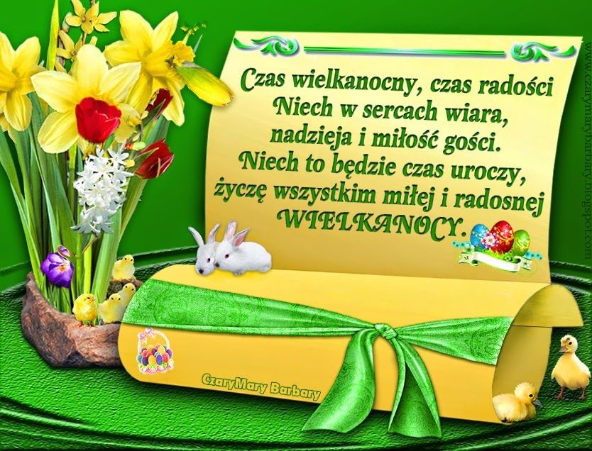 Wesołych świąt wielkanocnych 2021