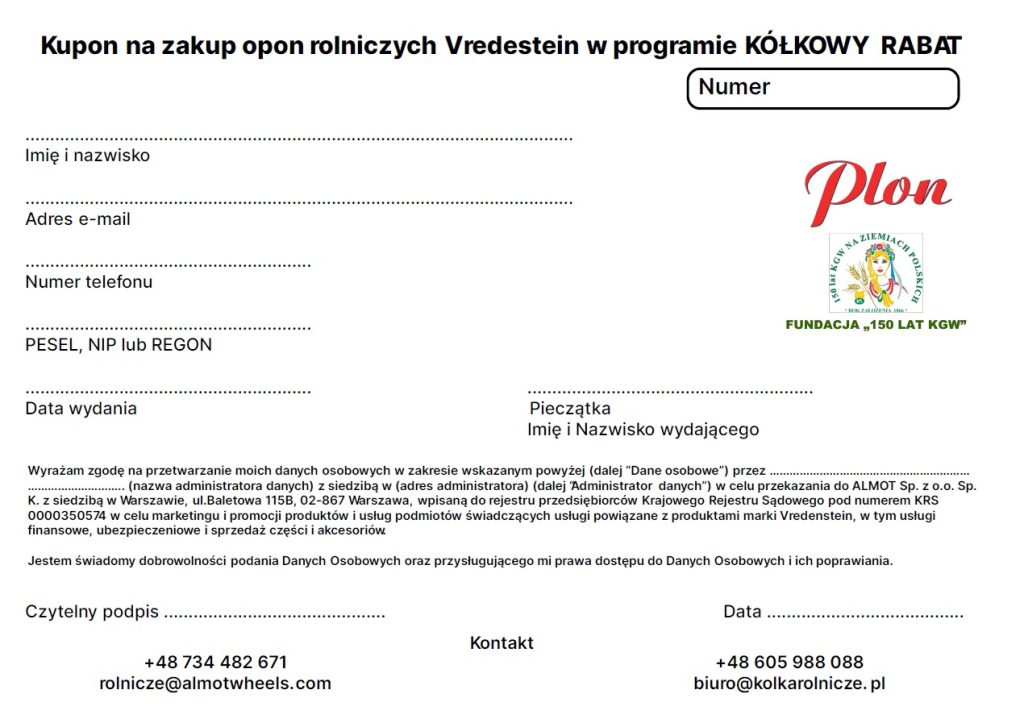 Archiwum KZRKiOR: Rabat Kółkowy - Opony Vredestein